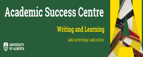 Writing and Learning - U of A Logo