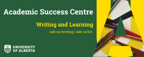 Writing and Learning - U of A Logo