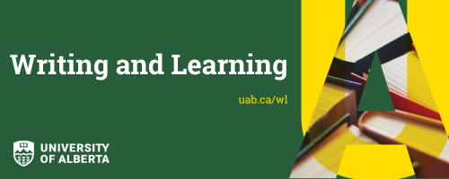 Writing and Learning - U of A Logo